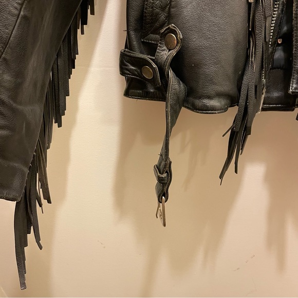 Leather Open Road Biker Jacket - Picture 10 of 12